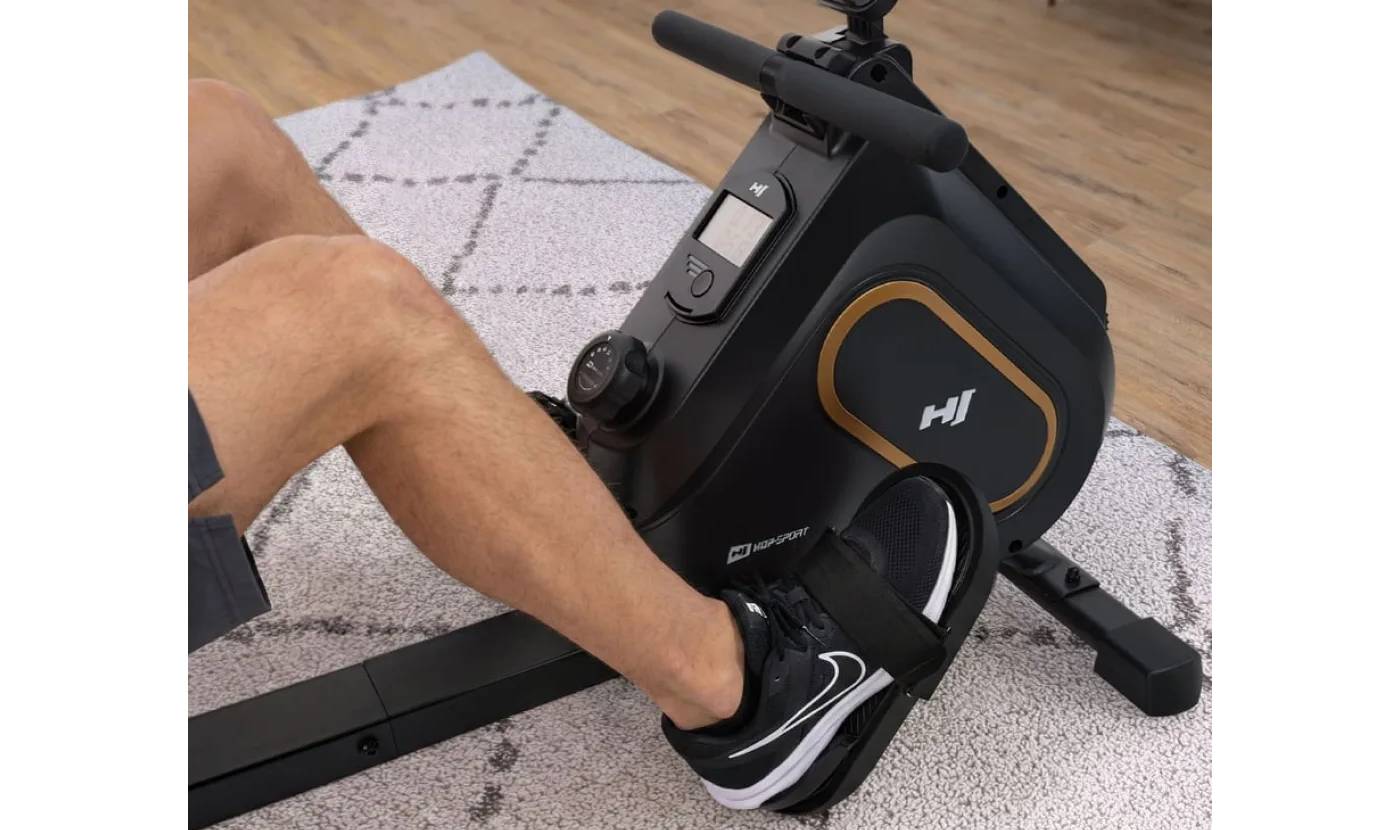 Гребной тренажер Hop-Sport HS-085R Bazel магнитный черно-желтый 7 Гребной тренажер Hop-Sport HS-085R Bazel магнитный черно-желтый 7