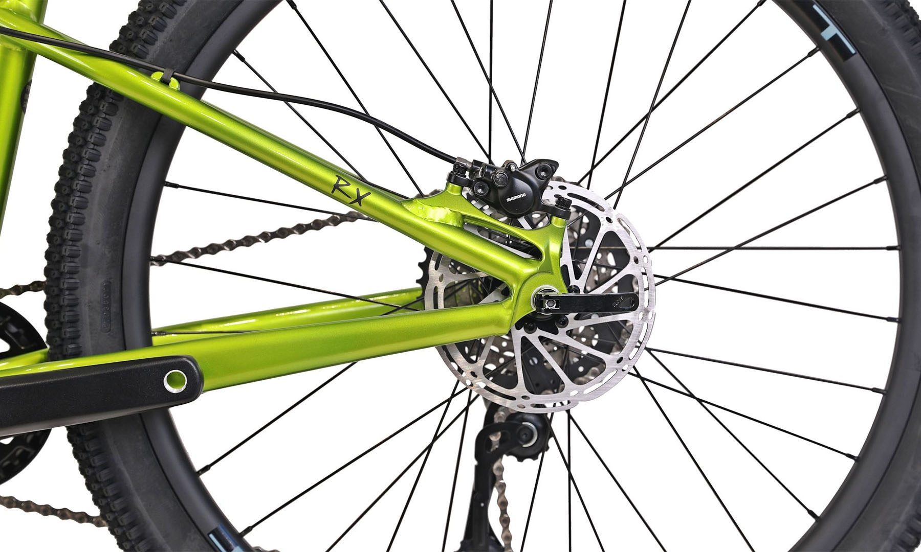 Фотография Велосипед Cyclone RX 26" размер рамы XS 2024 Салатовый 6