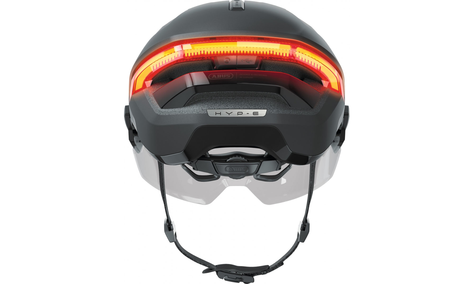 Велошлем ABUS HYP-E BL.ACE, размер L (57-61), титановый серый 6 Велошлем ABUS HYP-E BL.ACE, размер L (57-61), титановый серый 6