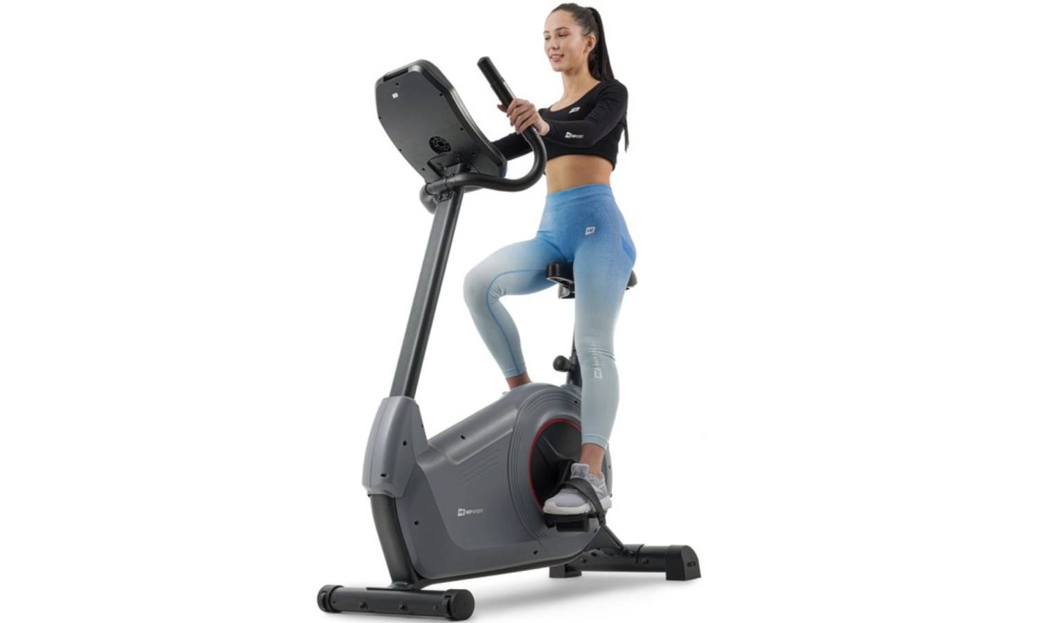 Велотренажер Hop-Sport HS-100H Solid gray iConsole+mat 19