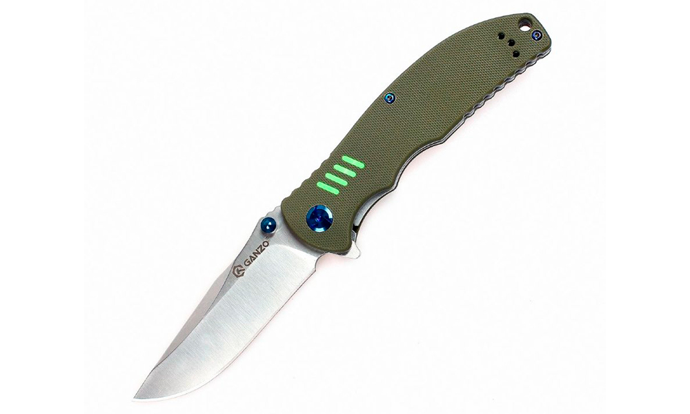 Фотография Складной нож Ganzo G7511 зеленый