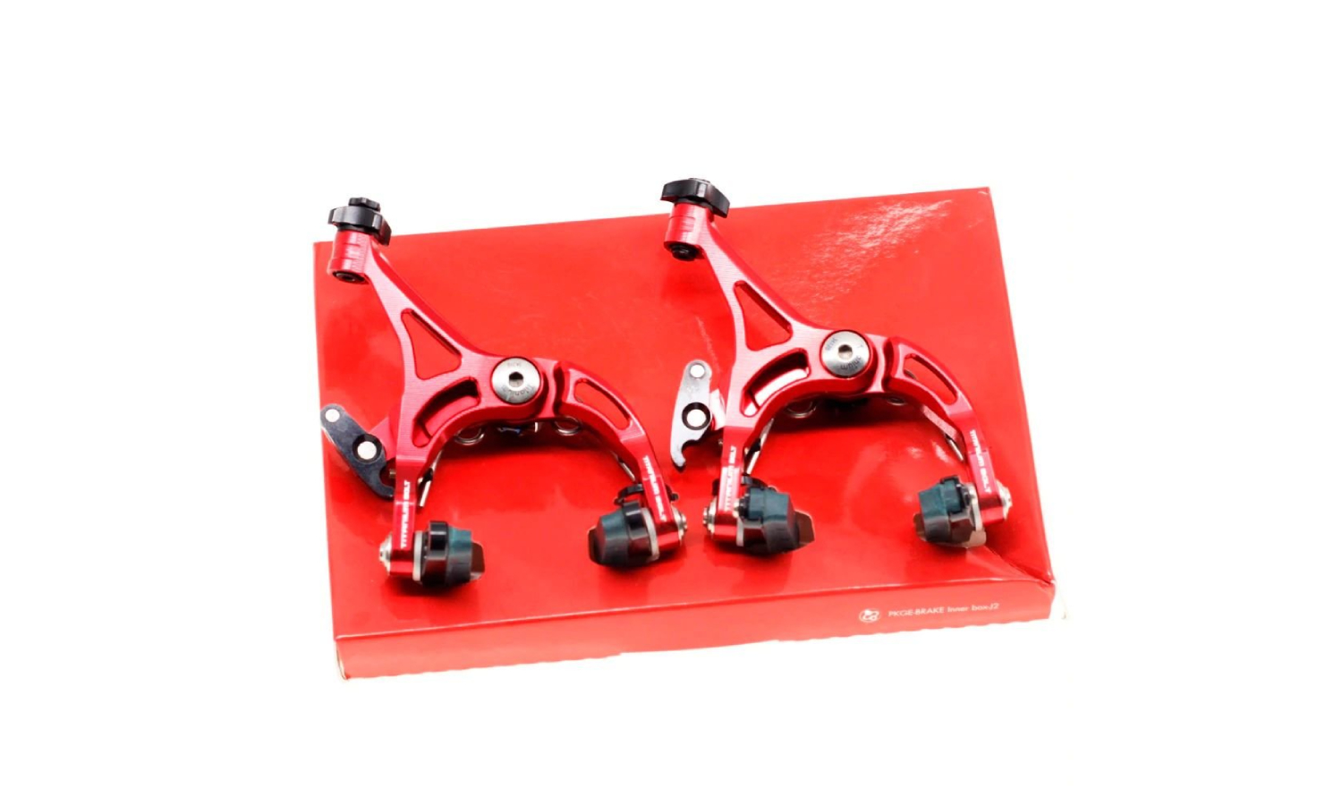 Тормоза Fouriers Full CNC с/колодк SwissStop пер+зад красный 2