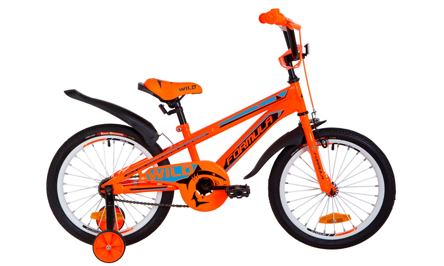 Велосипед 18" Formula WILD  (2019) 2019 Оранжево-синий