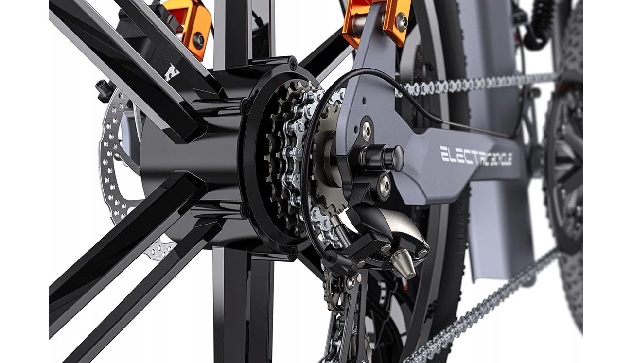 Электровелосипед фэтбайк Engwe X-20 Dual Batteries 20" (750 W; 14,4 Ah 7,8 Ah 48 V) черный 5 Электровелосипед фэтбайк Engwe X-20 Dual Batteries 20" (750 W; 14,4 Ah 7,8 Ah 48 V) черный 5