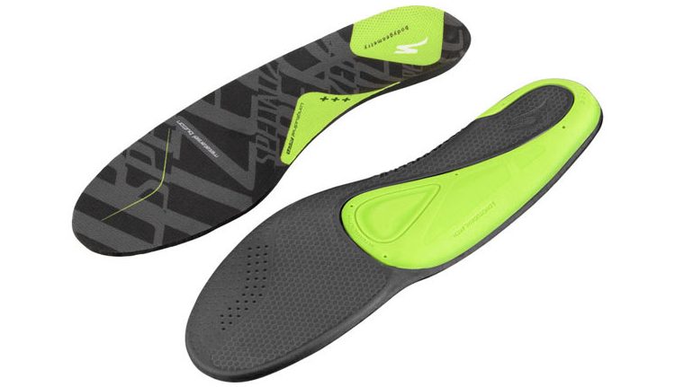Стельки Specialized BG SL FOOTBED +++, размер 36-37 черно-зеленый