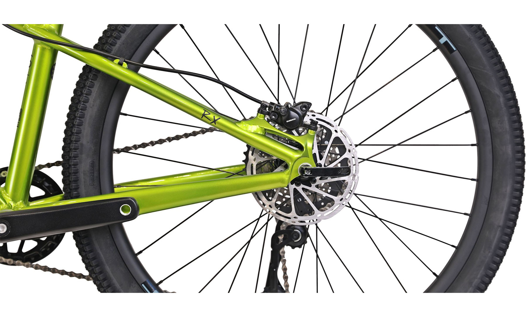 Фотография Велосипед CYCLONE RX 26" размер S 2025 Салатовый (мат) 5
