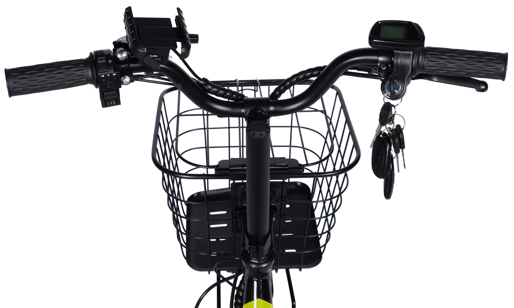 Велосипед з електроприводом SPACE eELDORADO DD FR 18", розмір S рама 15" 48B 10А*ч 500Вт, 2025 жовтий 2