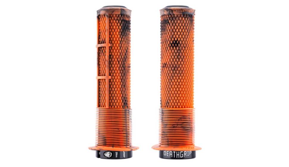 Грипсы DMR DeathGrip2 Thick Flange [Orange Marble] 
