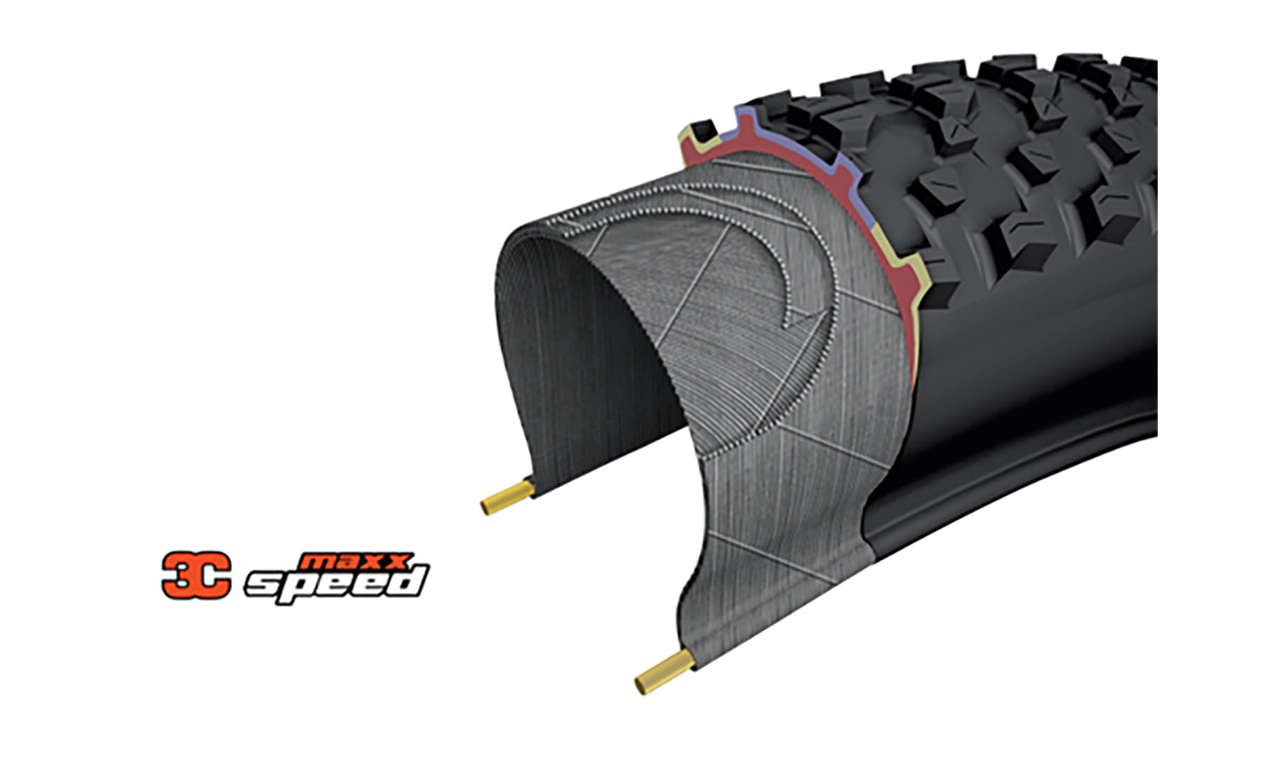 Покрышка MAXXIS IKON 29X2.20 (56x622) TPI-60 Foldable 3CS/EXO/TR/TANWALL, черно-коричневая 3