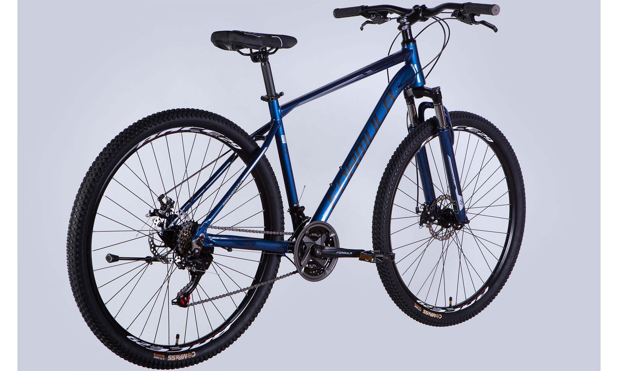 Велосипед Formula MOTION DD FR 29", размер XL, рама-21", 2025, сине-черный  3