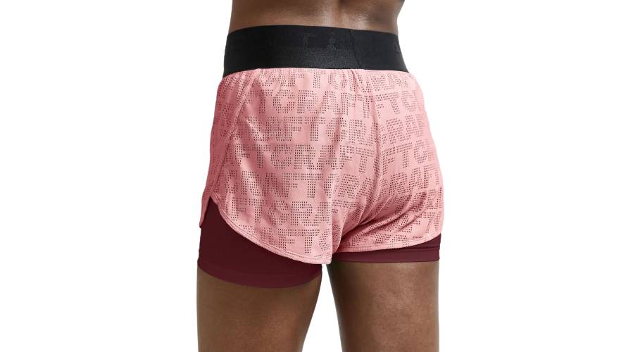 Шорти Craft CORE Charge Logo Shorts жіночі, розмір S, сезон SS 21, рожевий 3