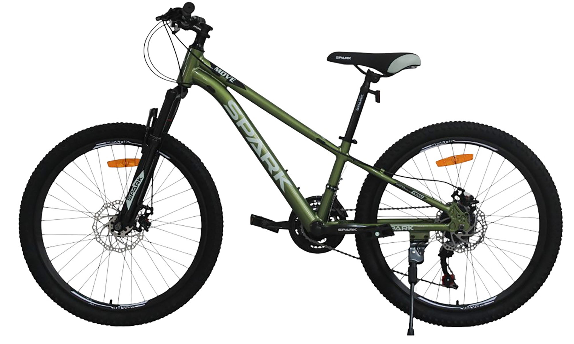 Велосипед SPARK MOVE 24", размер XXS, рама 11", год 2026, темно-зеленый 2 Велосипед SPARK MOVE 24", размер XXS, рама 11", год 2026, темно-зеленый 2