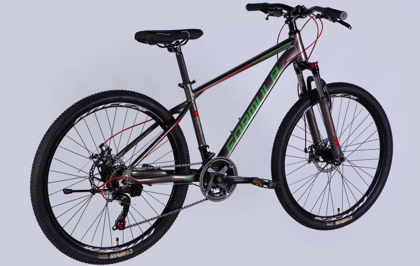 Велосипед Formula MOTION DD FR, 26", розмір S, рама 16", 2025, сіро-червоний 6