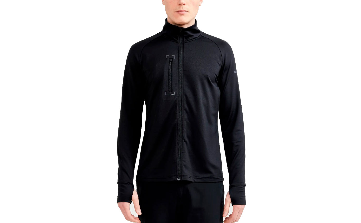 Кофта Craft ADV EXPLORE LIGHT MIDLAYER чоловіча, розмір М, сезон AW 23, чорний 6 Кофта Craft ADV EXPLORE LIGHT MIDLAYER чоловіча, розмір М, сезон AW 23, чорний 6