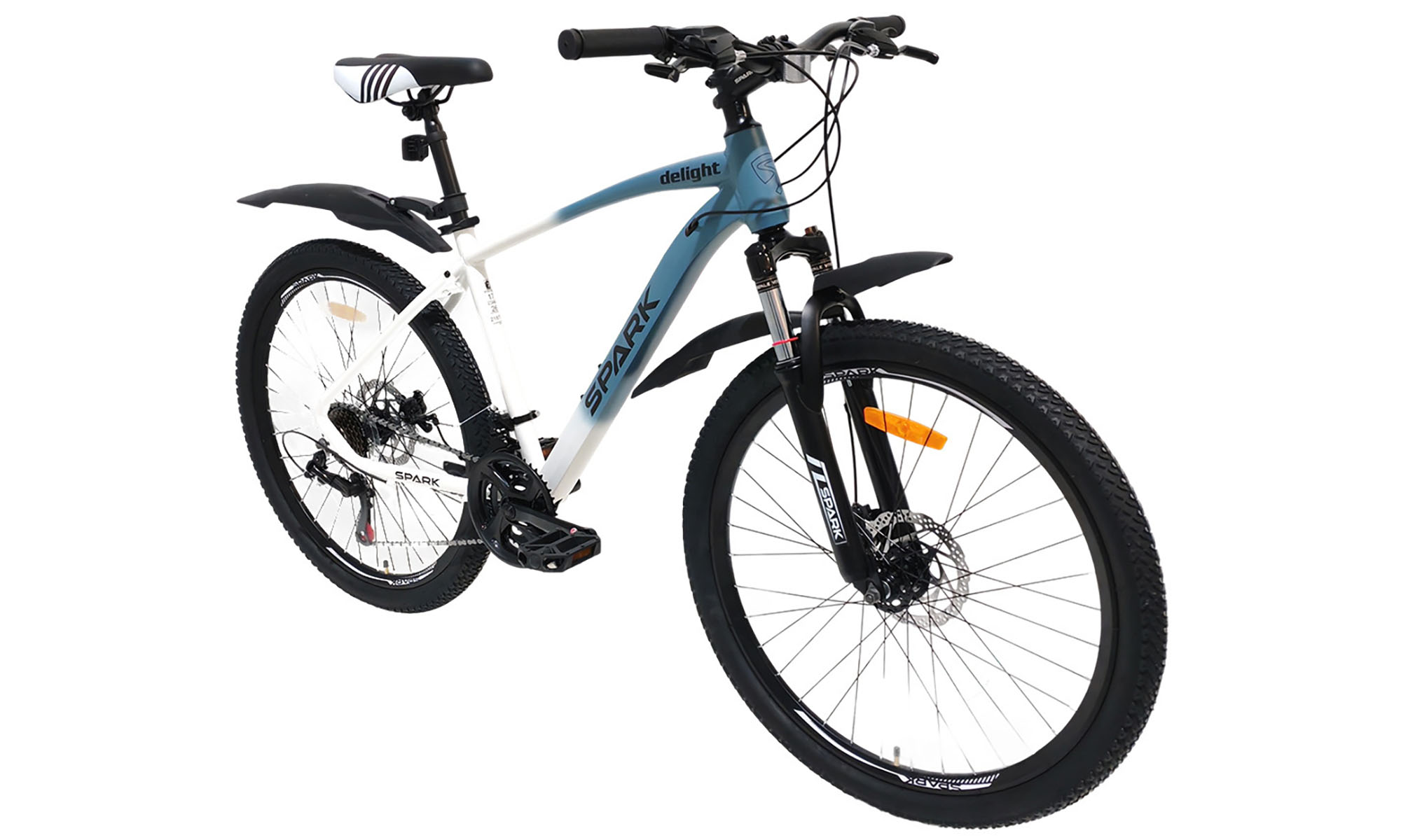 Велосипед SPARK DELIGHT 26", размер M, рама 17", 2025, синий с белым 4