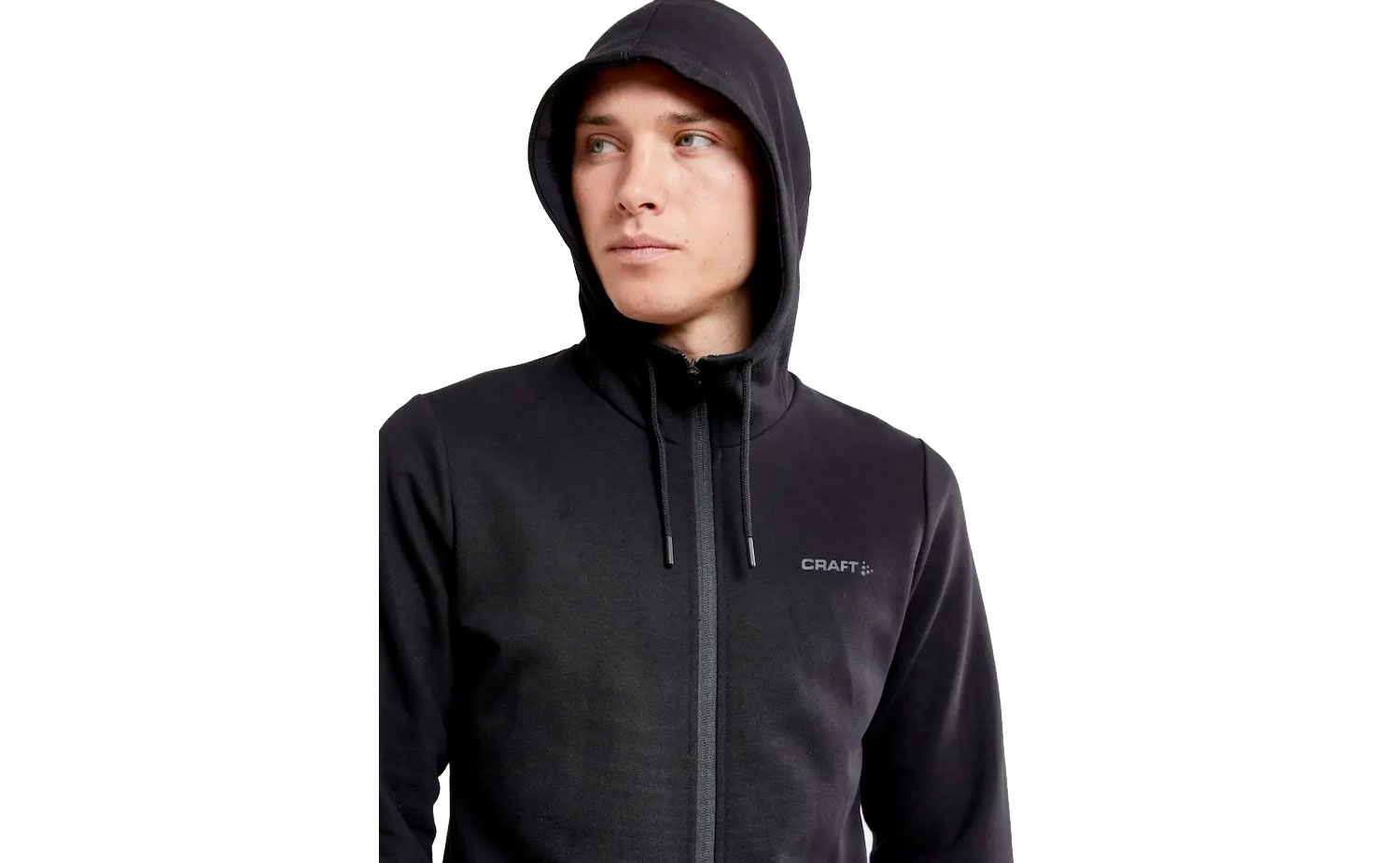 Кофта Craft Icon Zip Hood мужская, размер S, сезон AW 20, черный 3
