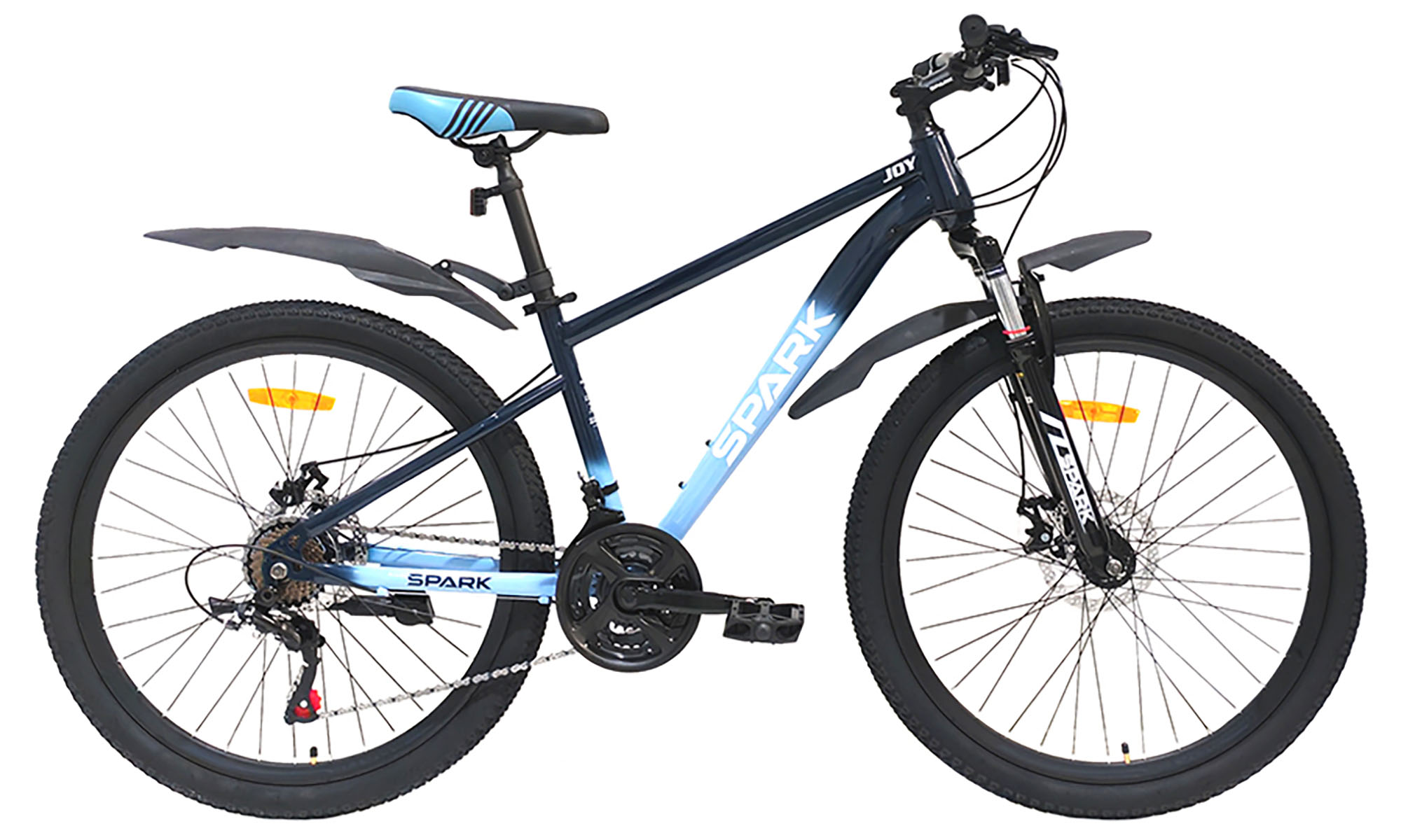 Велосипед SPARK JOY 26", розмір S, рама 15", 2025, темно-синій з блакитним 
