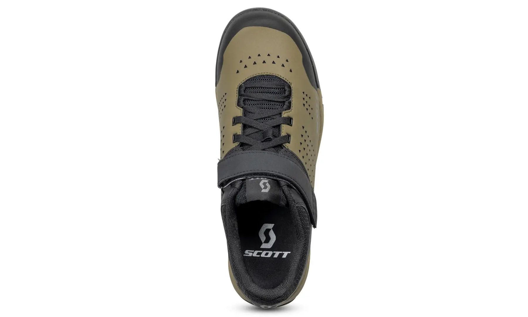 Фотография Велотуфли SCOTT MTB SHR-ALP LACE STRAP черный/желто-зеленый, размер 47 (296562) 4