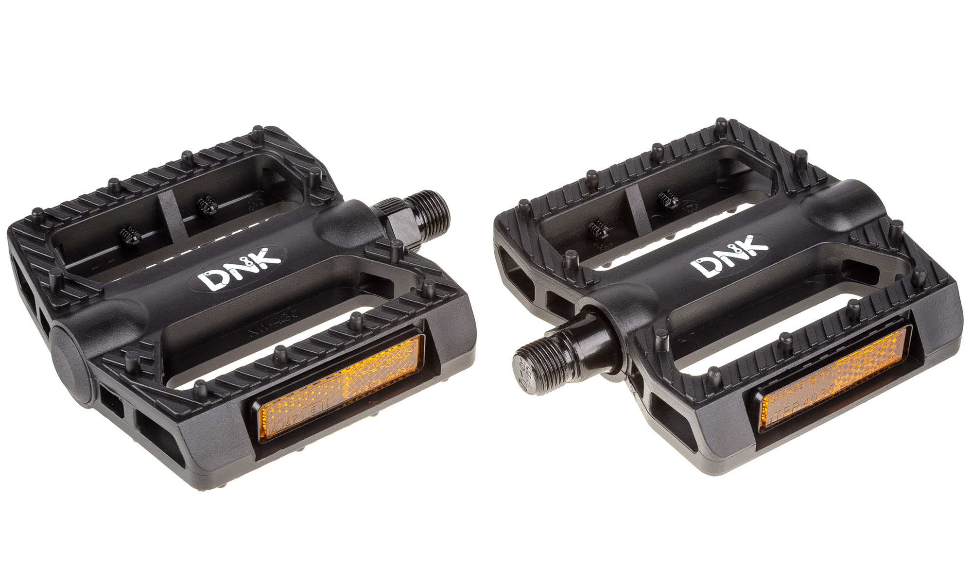 Педалі DNK Orbi 30, пластик (107 х 102), кульки, чорний (polybag) 