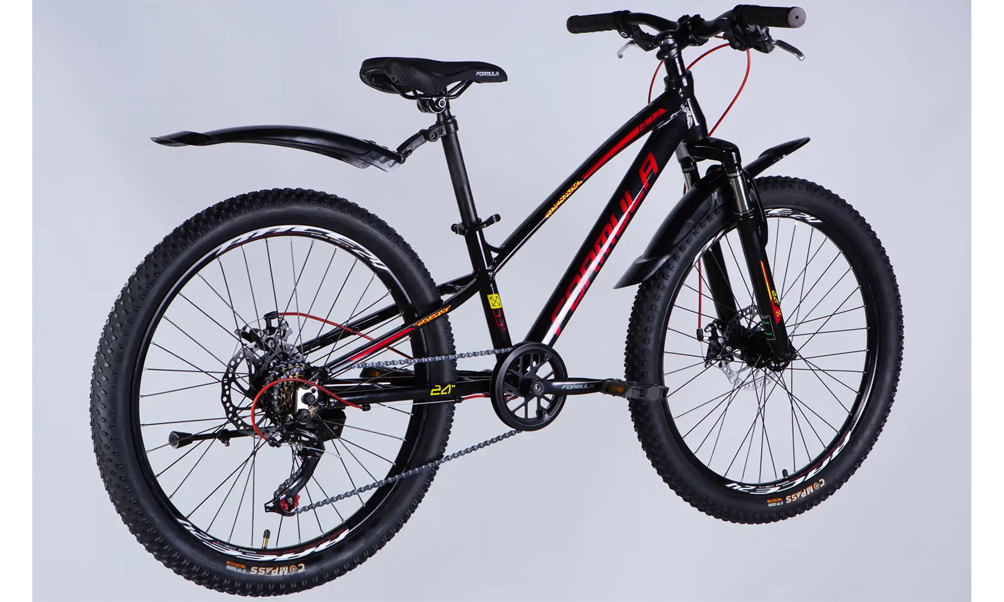 Велосипед Formula ACID DD FR, 24", размер XXS, рама-11", год 2026, черный с красным 4 Велосипед Formula ACID DD FR, 24", размер XXS, рама-11", год 2026, черный с красным 4