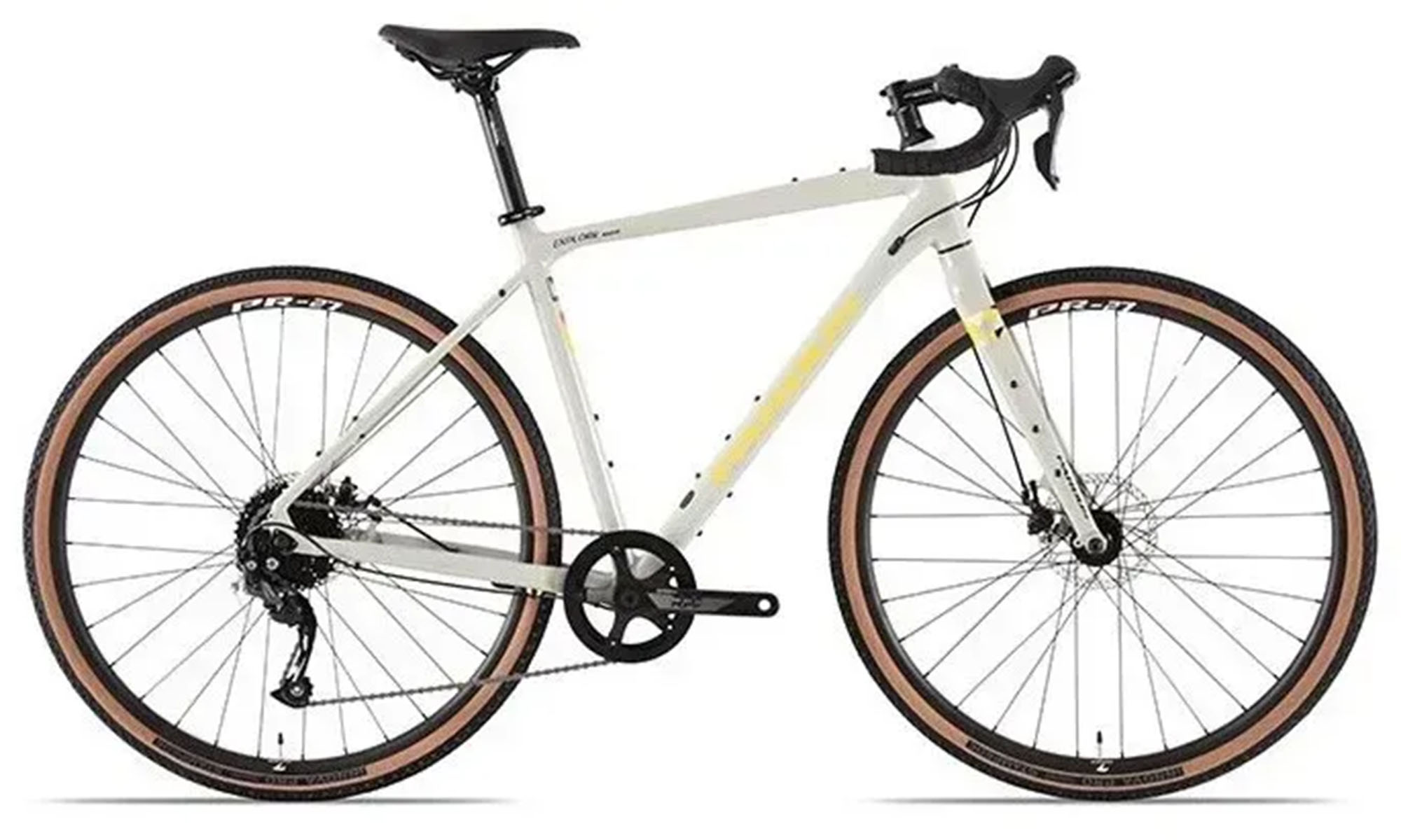 Велосипед PARDUS Gravel Explore Sport 28", размер M, год 2023, серый / золотистый - PDGES53GG