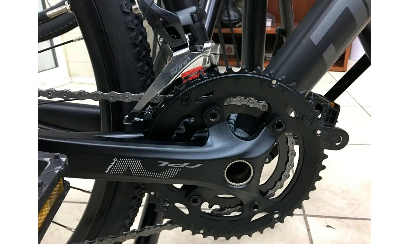 Велосипед DeMARCHE Gravel Stone SORA 28" розмір L 2022 Чорний 6