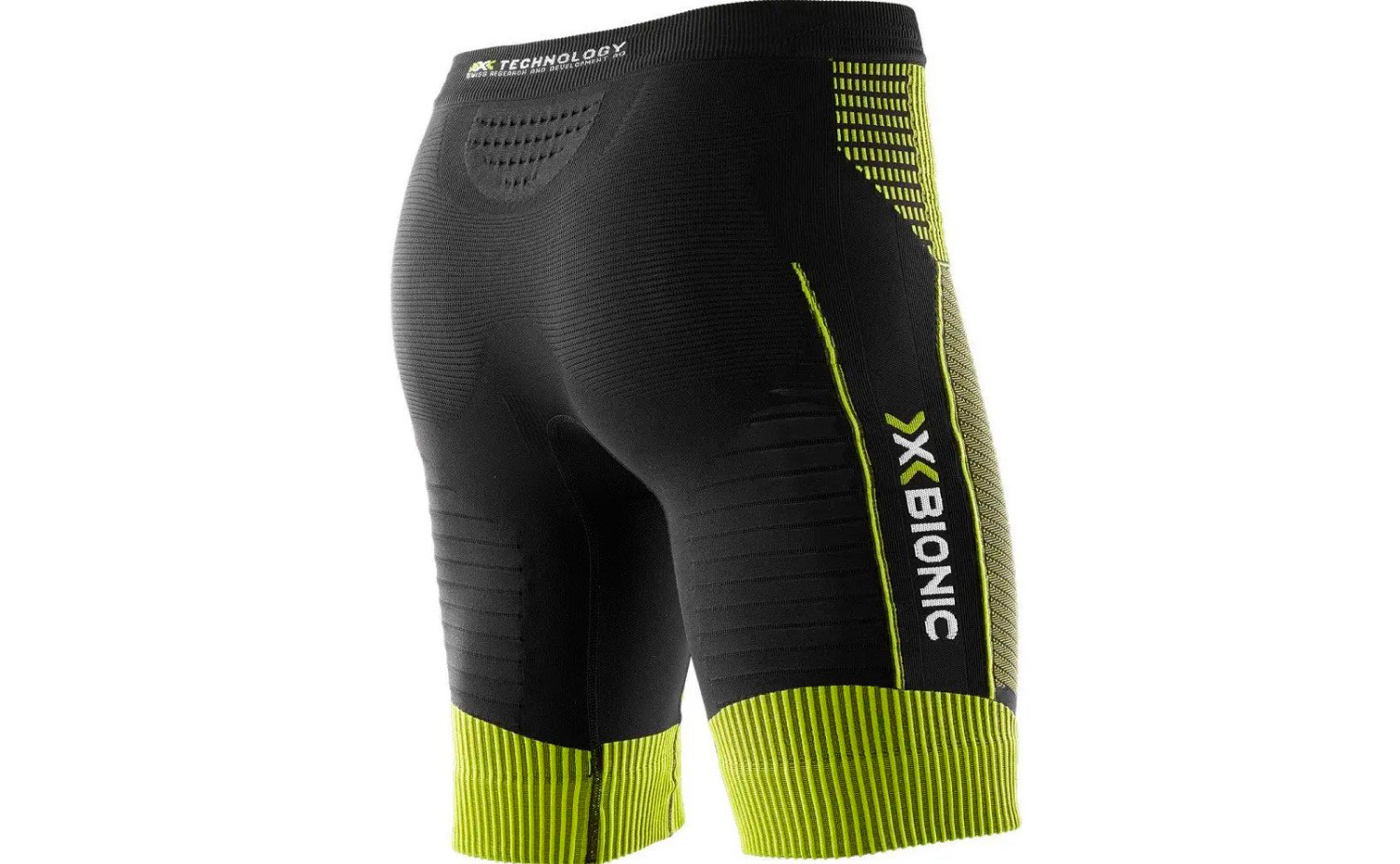 Фотография Шорты X-Bionic Effector Pant Short, размер XL, сезон AW 15, черно-желтый 2