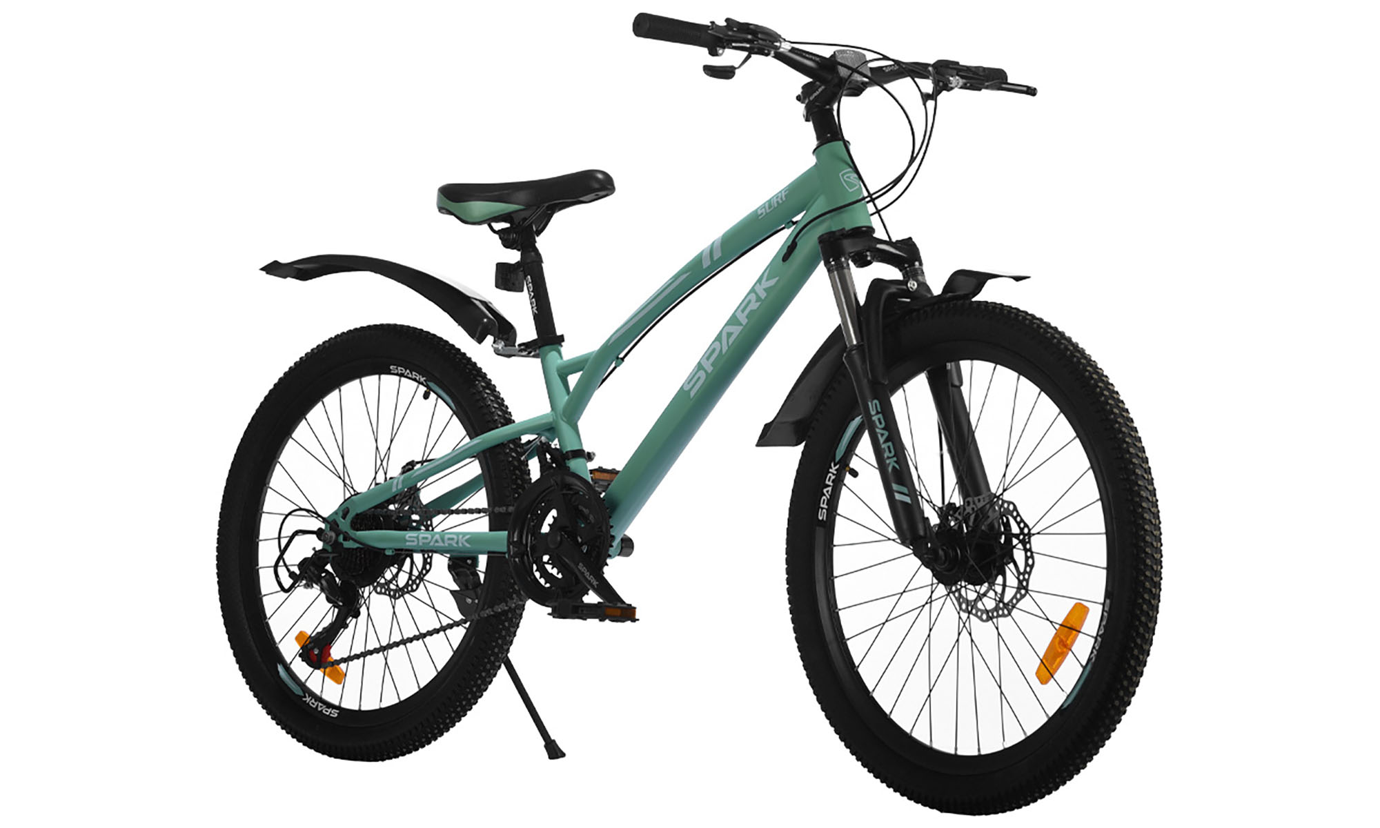 Велосипед SPARK SURF 24", размер XXS, рама 12", год 2026, мятный 4