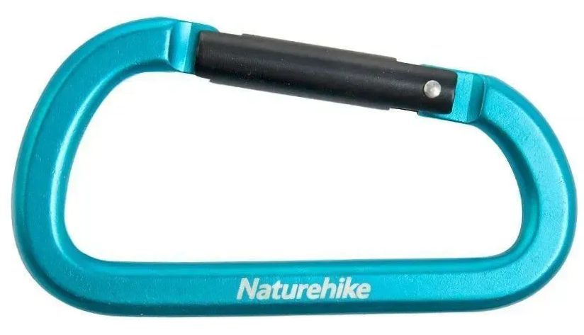 Карабин многофункциональный Naturehike D-type 80 мм NH15A001-H blue 