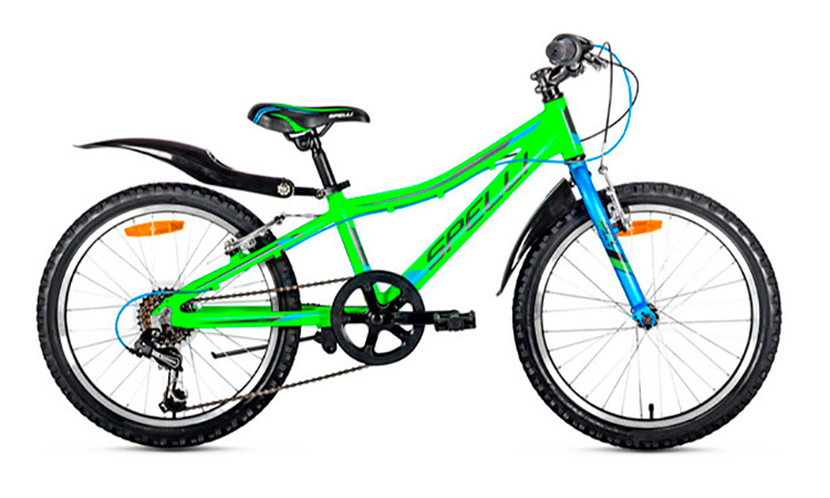 Фотография Велосипед Spelli ACTIVE BOY 20" (2021) 2021 Зеленый