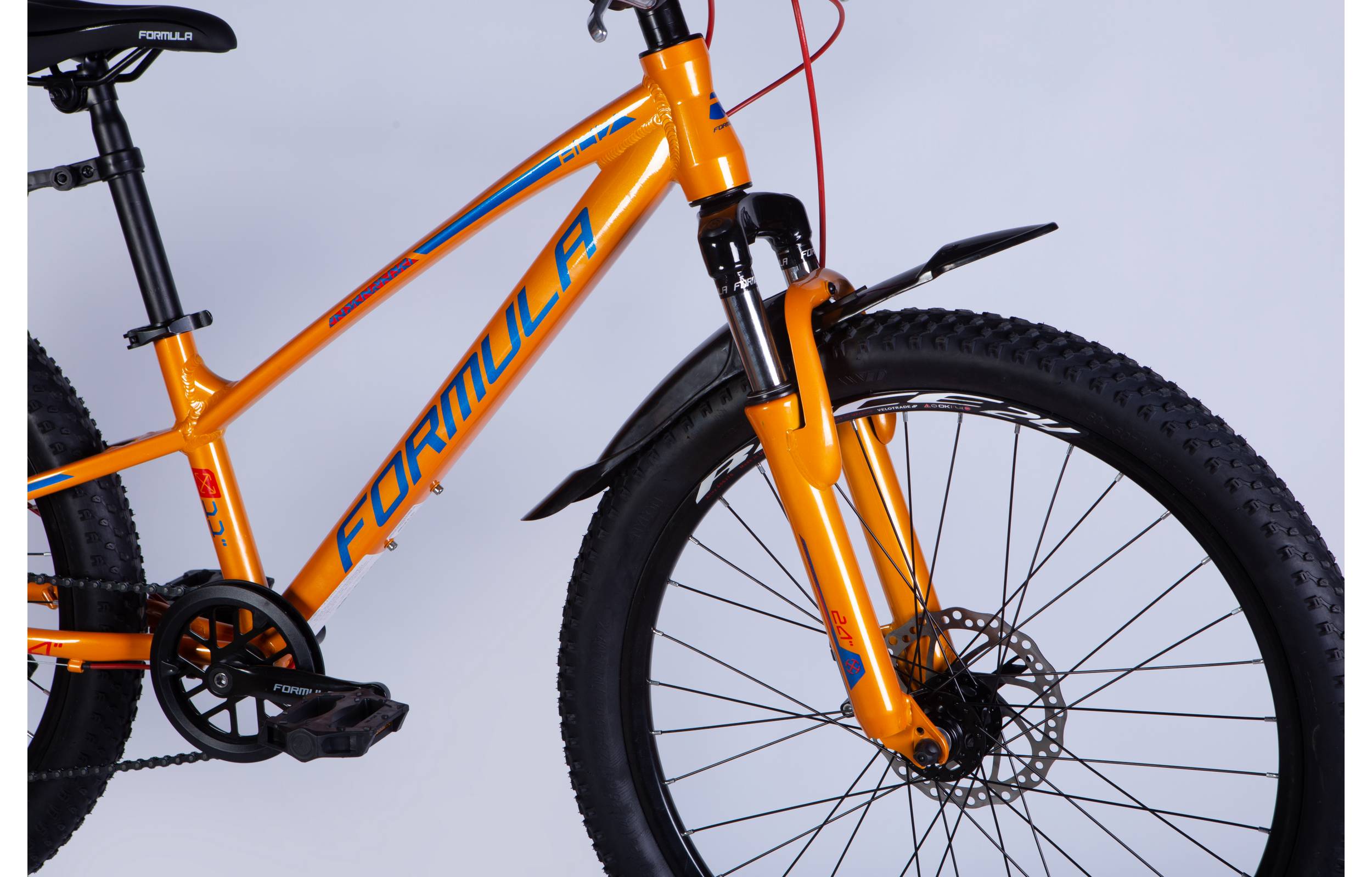 Велосипед Formula ACID DD 24" размер XXS рама 11" 2025 оранжево-синий 3