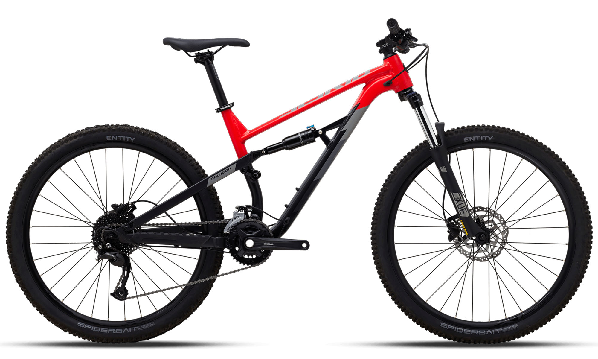 Велосипед POLYGON SISKIU D5 27.5", размер M, рама 17", год 2026, красно-черный Велосипед POLYGON SISKIU D5 27.5", размер M, рама 17", год 2026, красно-черный