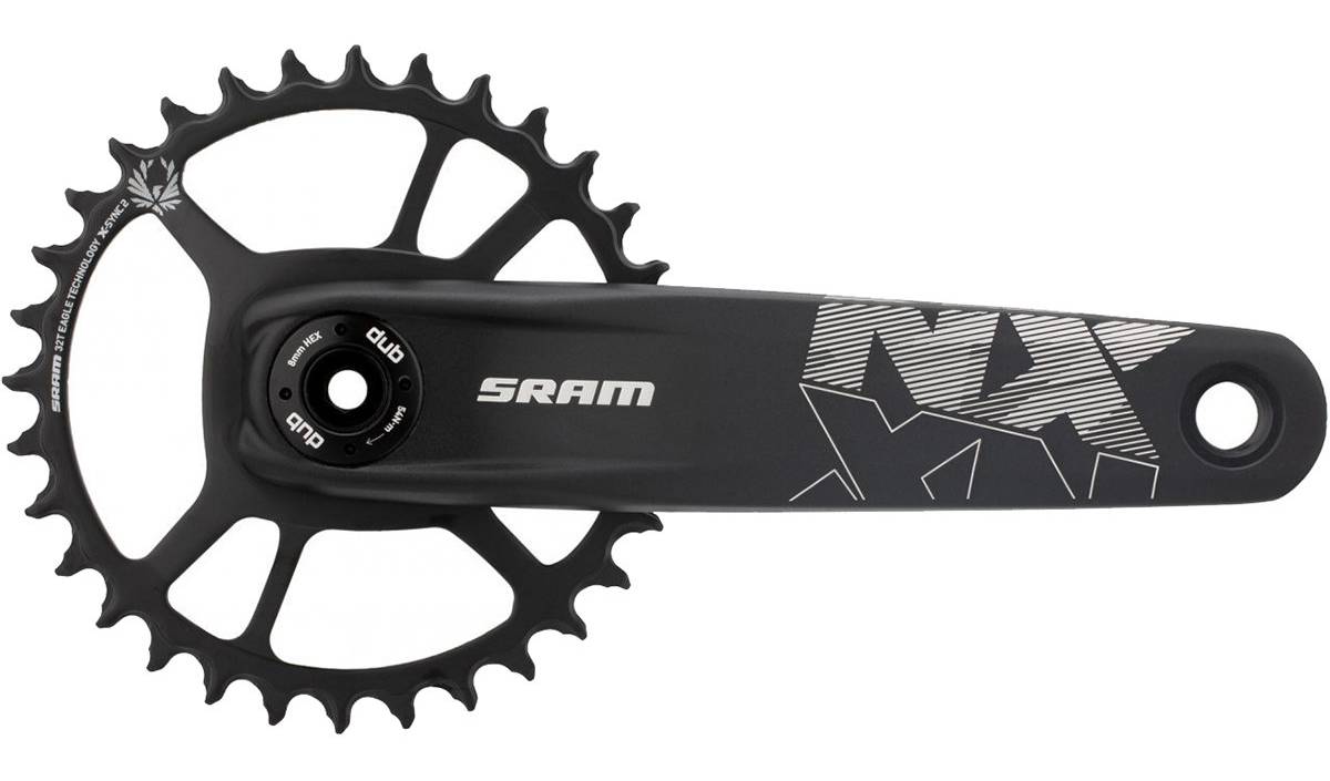 Фотография Шатуны SRAM NX Eagle Boost 148 DUB 12s 165 w Direct Mount 32t X-SYNC 2 Steel Chainring Black (DUB Cups/Bearings Not Included)