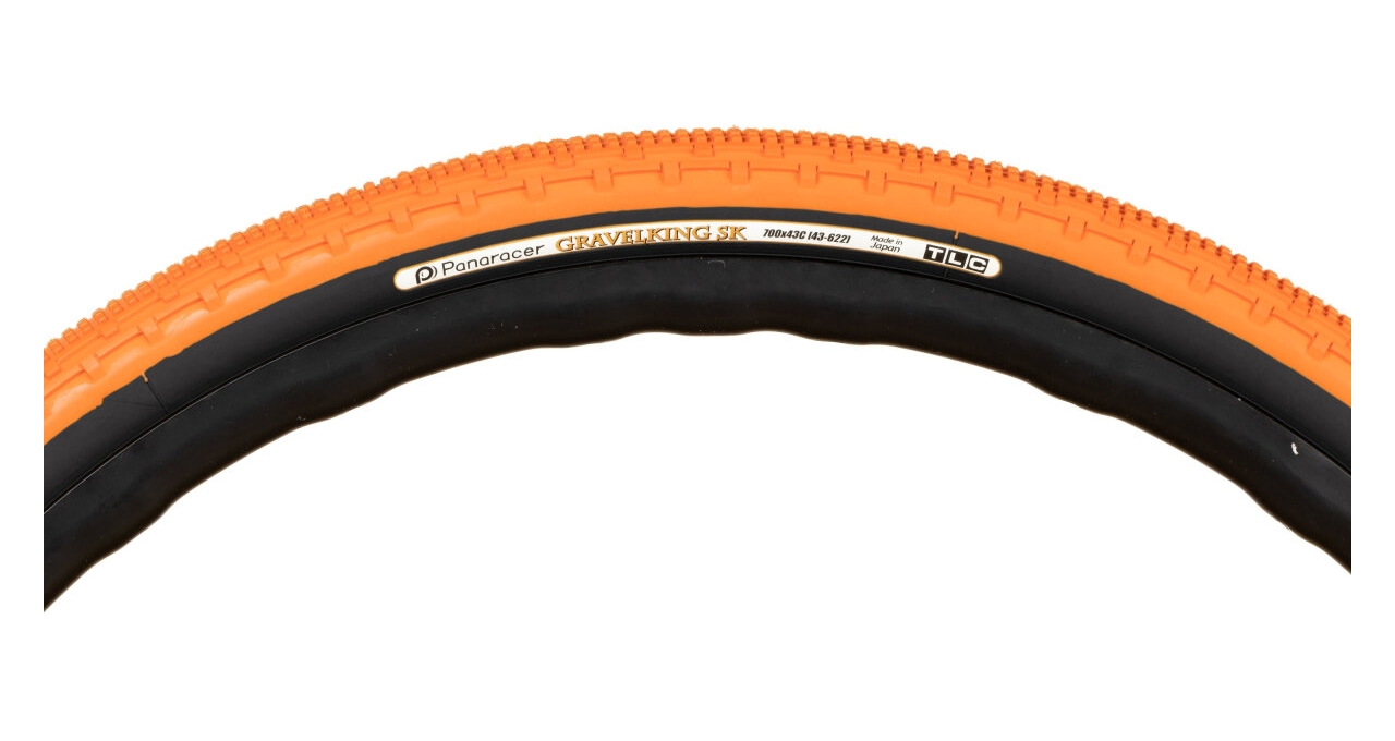 Покрышка Panaracer GRAVELKING SK, 700x38C Sunset Orange/Black 2