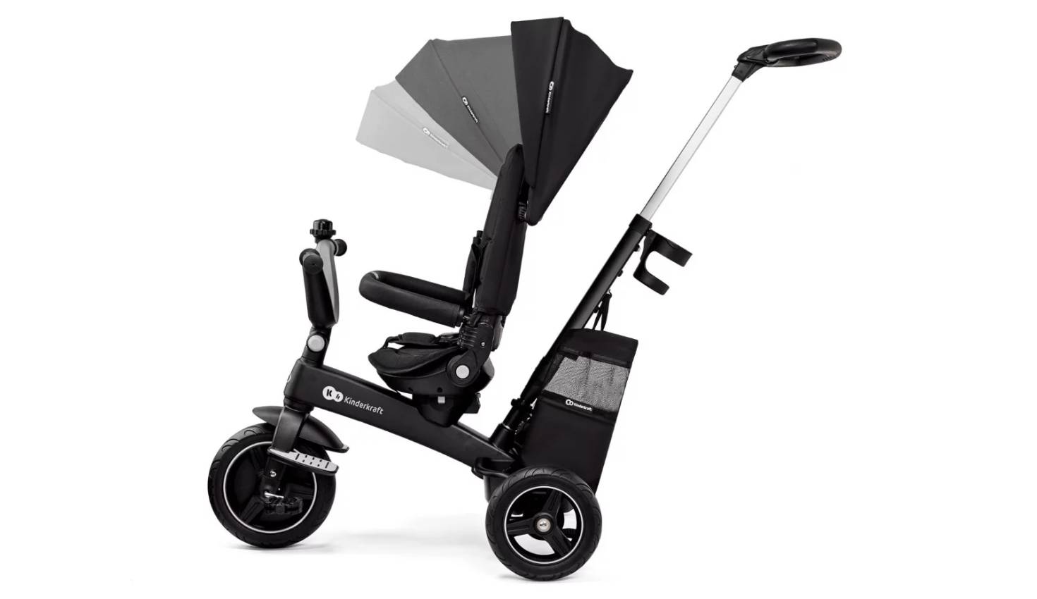 Триколісний велосипед Kinderkraft Easytwist Black 7