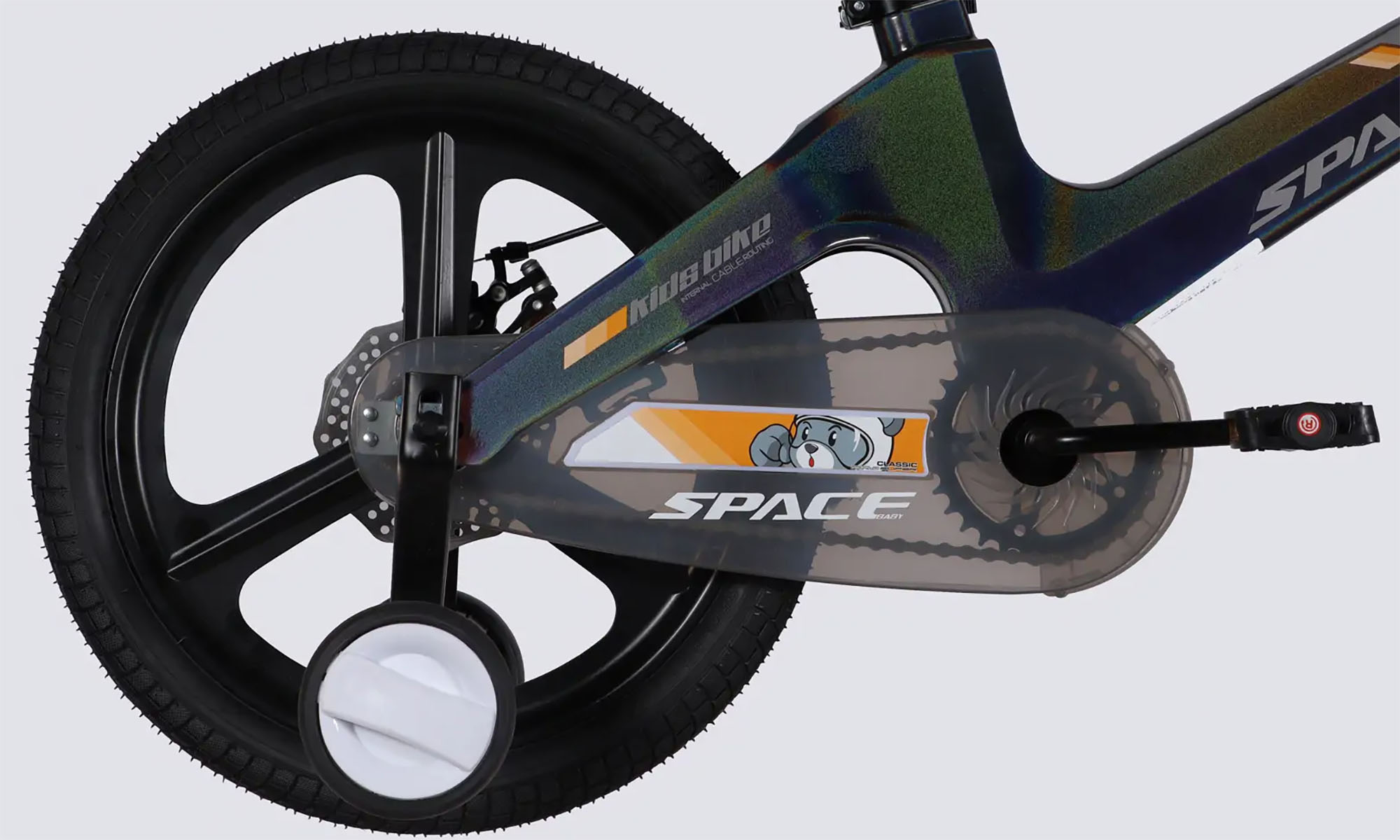 Велосипед SPACE KID MOON DD 18", розмір XXS, рама-10,6", рік 2026, хамелеон 2