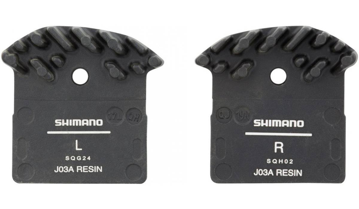 Колодки гальмові Shimano J03А+радіатор, полімер/resin 2