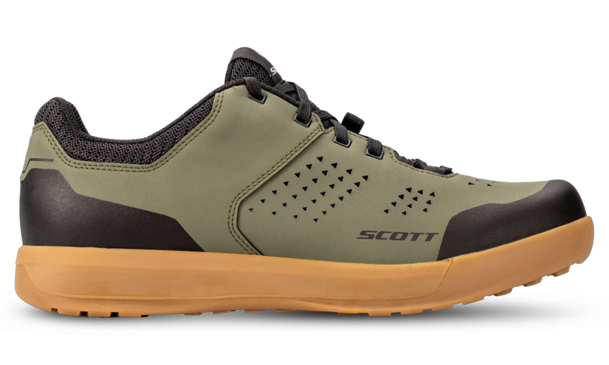 Велотуфли SCOTT MTB SHR-ALP FLAT LACE, зелено-черный, размер 46.0 5 Велотуфли SCOTT MTB SHR-ALP FLAT LACE, зелено-черный, размер 46.0 5