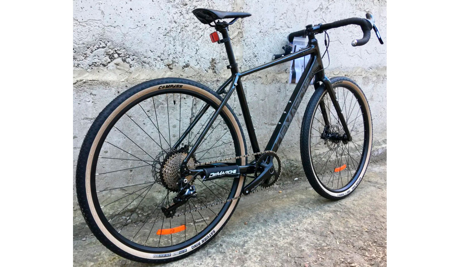 Велосипед DeMARCHE Gravel Stone 1x11 28" розмір S 2022 Чорний 2 Велосипед DeMARCHE Gravel Stone 1x11 28" розмір S 2022 Чорний 2