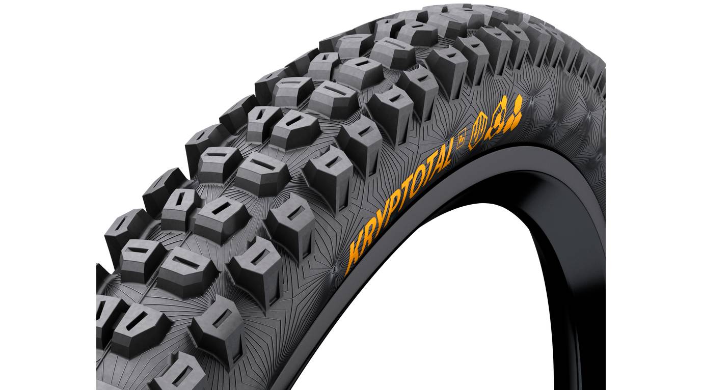 Фотографія Покришка безкамерна Continental Kryptotal-R Enduro Soft 29 x 2.60, складна шкіра, Чорна 2