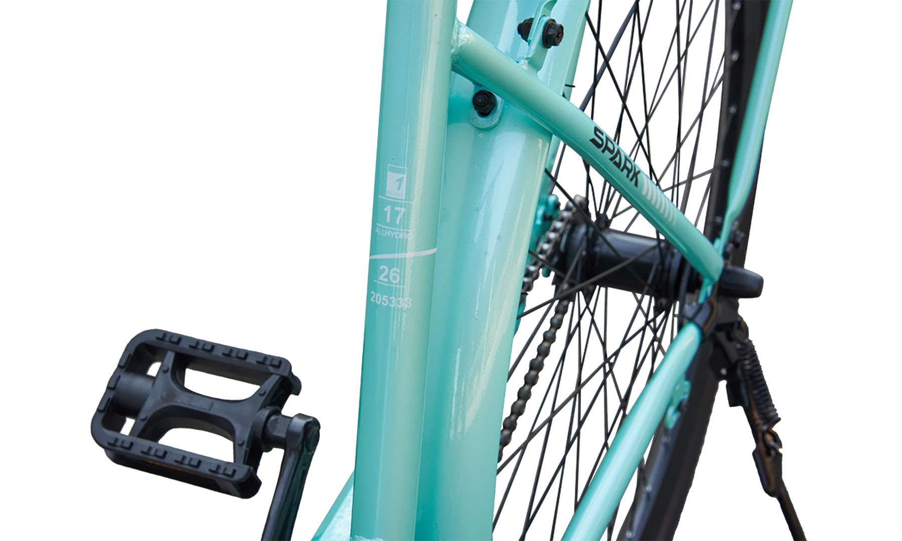 Велосипед SPARK CITY MOVA 26", розмір рами M (17"), бірюзовий 5