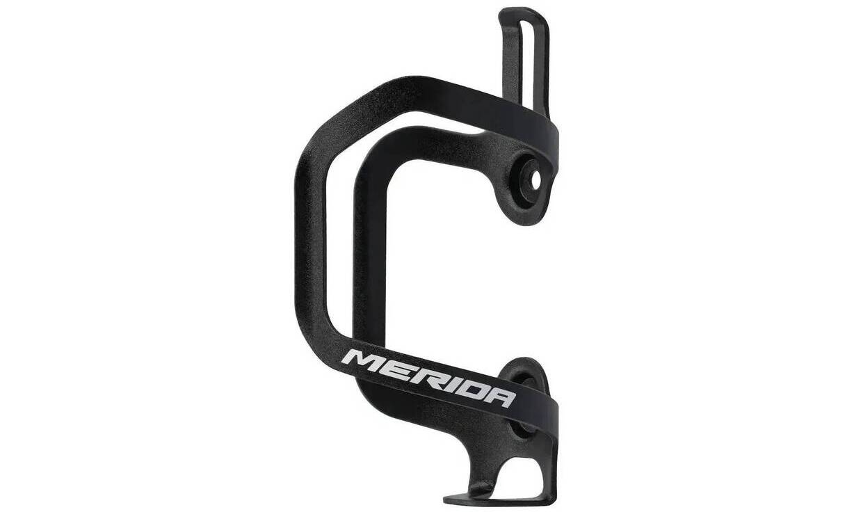 Флягодержатель MERIDA Alloy SIDELOAD LEFT-SIDE черно/белый Флягодержатель MERIDA Alloy SIDELOAD LEFT-SIDE черно/белый