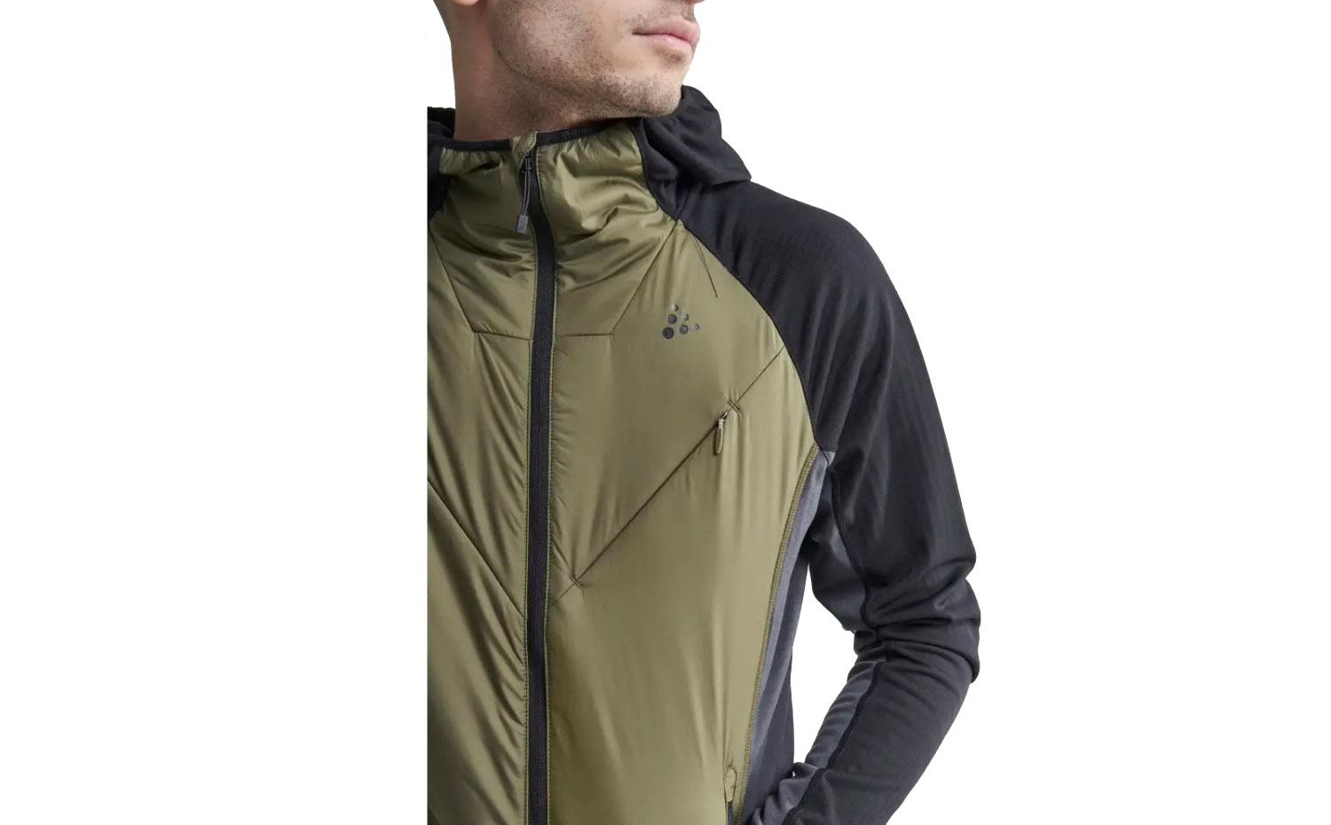 Куртка Craft Polar LT PD Midlayer чоловіча, розмір S, сезон AW 19, зелений 2
