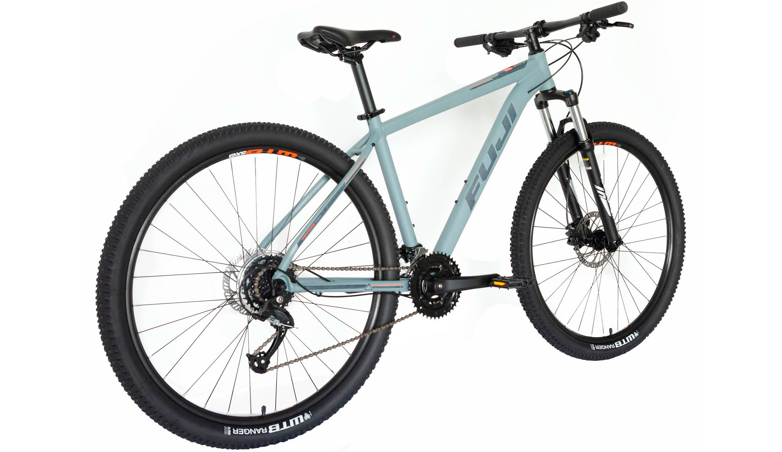 Фотография Велосипед Fuji NEVADA 1.7 27,5" размер L рама 19 2021 Satin Gray 2