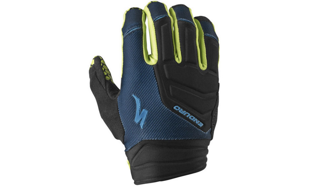 Фотография Велоперчатки Specialized ENDURO GLOVE NVY/HYP GRN XXL 67115-3016