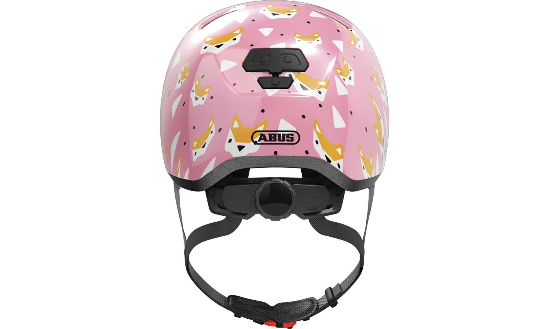 Велошлем детский ABUS SKURB KID rose foxes, размер S (45-50 см), розовые лисы 5