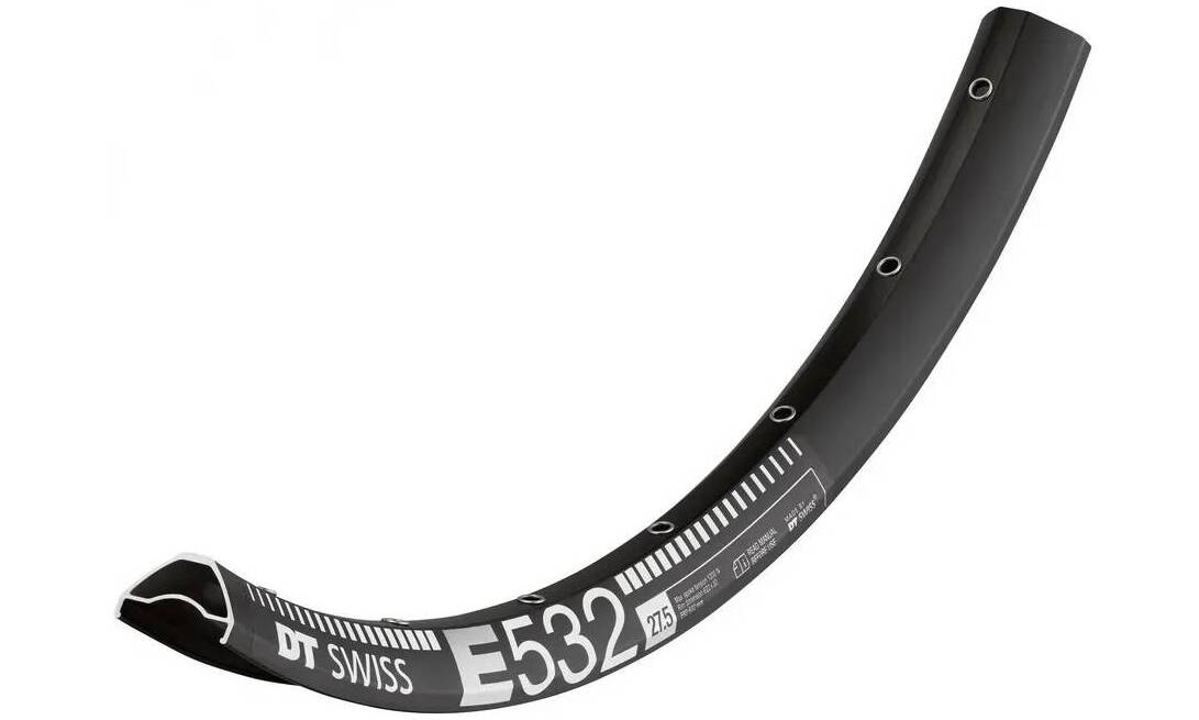 Обод DT Swiss E 532, 27.5", размер 584×30 мм, 28 отверстий, ниппель Presta, дисковые тормоза, черный 2 Обод DT Swiss E 532, 27.5", размер 584×30 мм, 28 отверстий, ниппель Presta, дисковые тормоза, черный 2