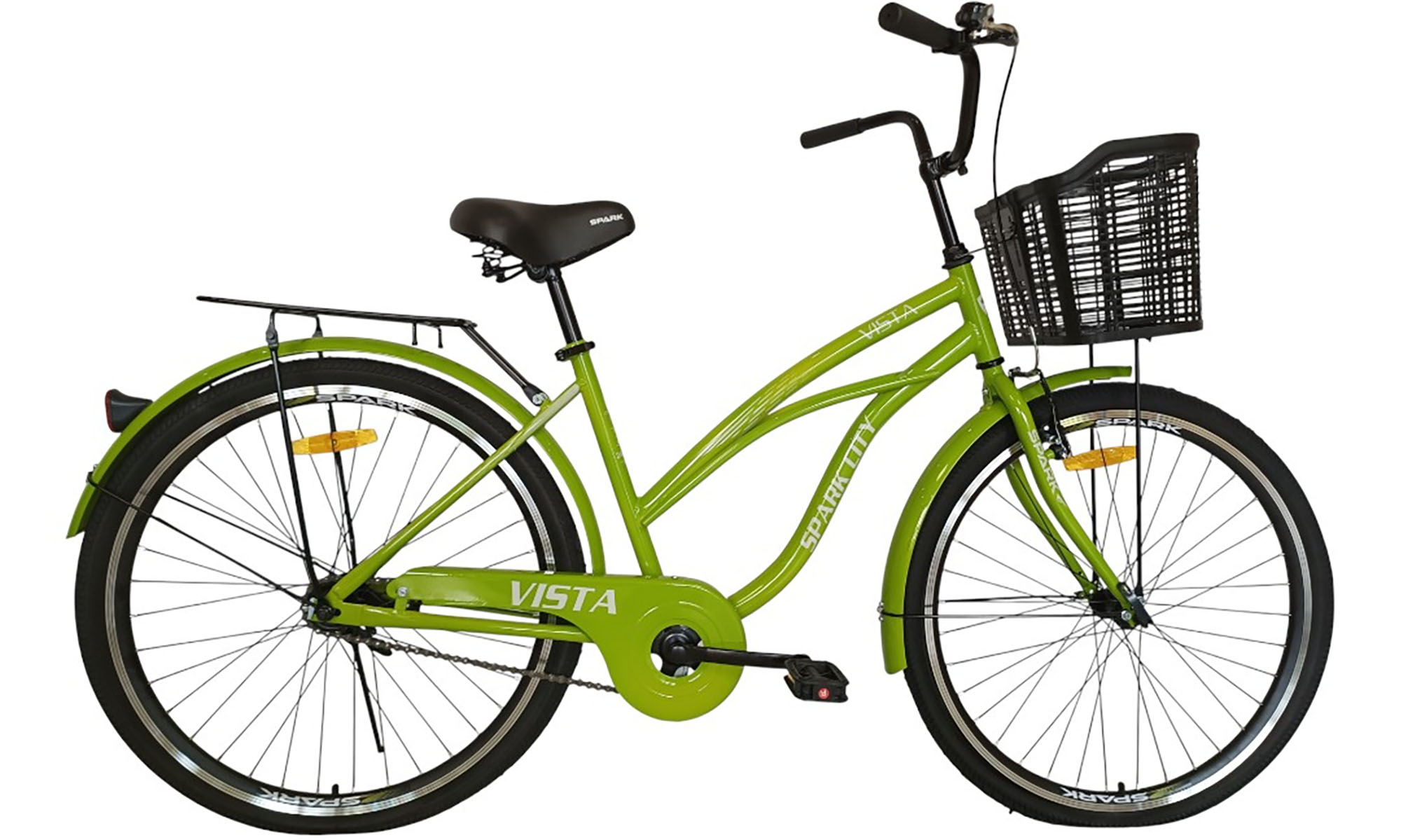 Велосипед SPARK CITY VISTA 26", размер M, рама - 17", год 2026, светло-зеленый