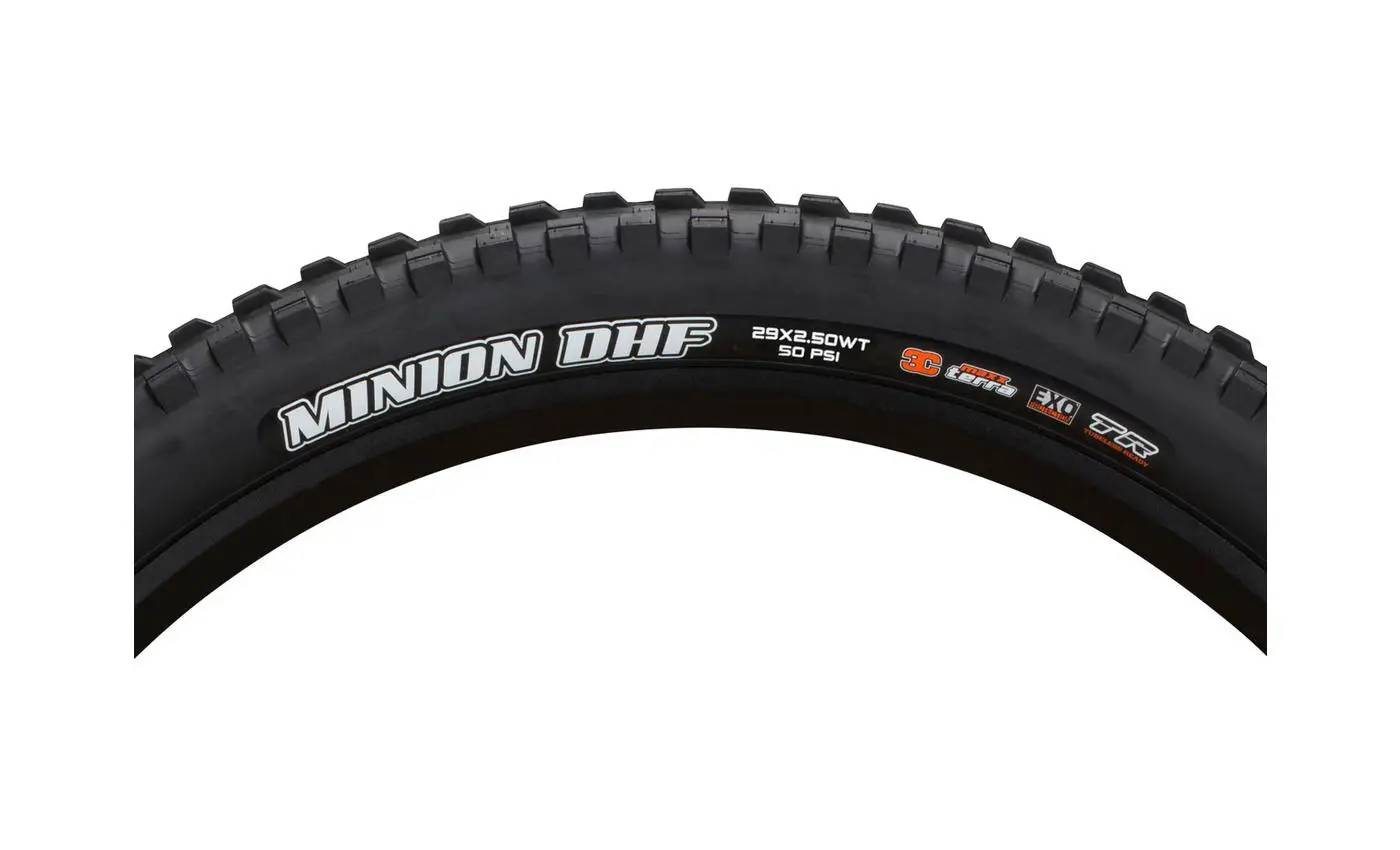 Фотография Покрышка Maxxis MINION DHF 29X2.50WT TPI-60 Foldable 3CT/EXO/TR 4