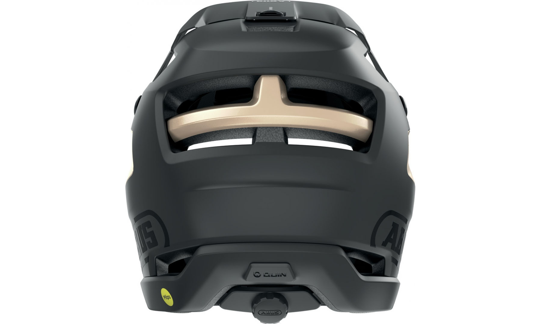 Велошлем спортивный ABUS AIRDROP MIPS Black Gold L/Xl (58-62 cм), черно-золотистый 4 Велошлем спортивный ABUS AIRDROP MIPS Black Gold L/Xl (58-62 cм), черно-золотистый 4